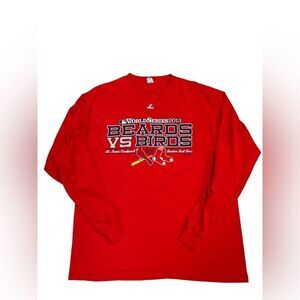 World Series 2013 St. Louis Cardinals Boston Red Sox Long Sleeve Tee , adult XL